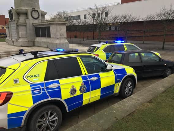 A heavy police presence was seen on Victoria Road today as officers dealt with the incident.
