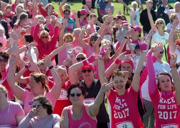 Runners taking part in the Race for Life event at Seaton Carew.