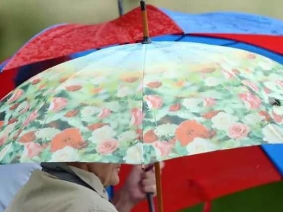 Umbrellas will be needed this week as wet weather hits the North East.