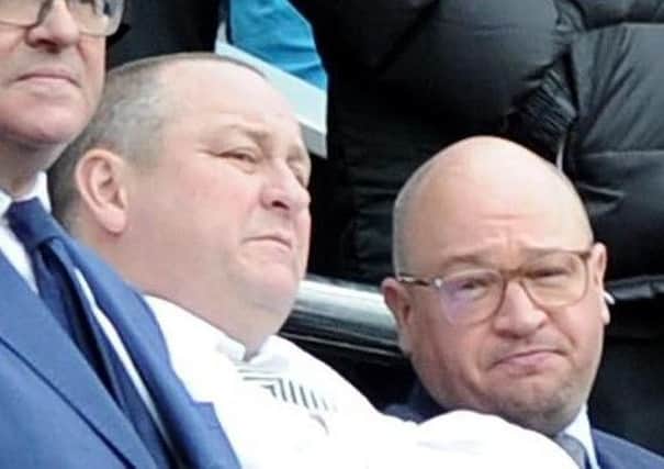 Newcastle owner Mike Ashley (left) and managing director Lee Charnley