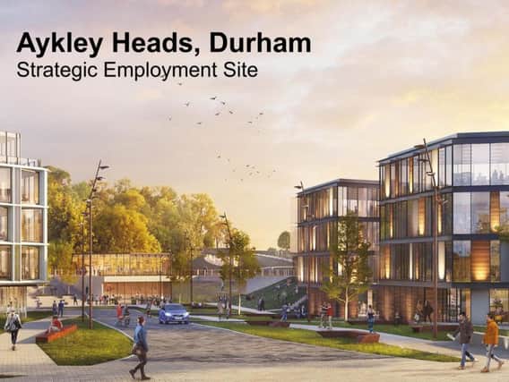 How Aykley Heads could look once redeveloped.