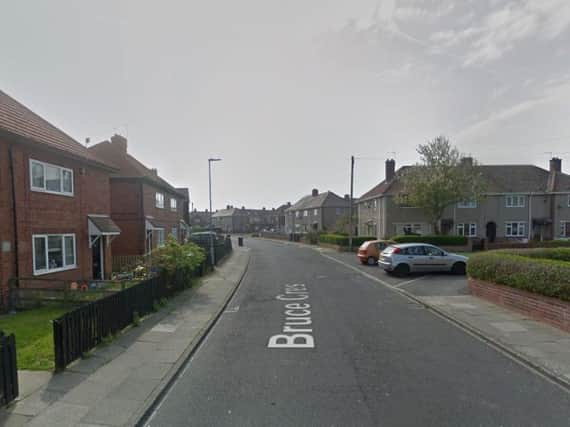 Bruce Crescent in Hartlepool. Copyright Google Maps.