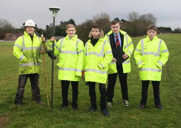 High Tunstall College of Science pupils dig in.