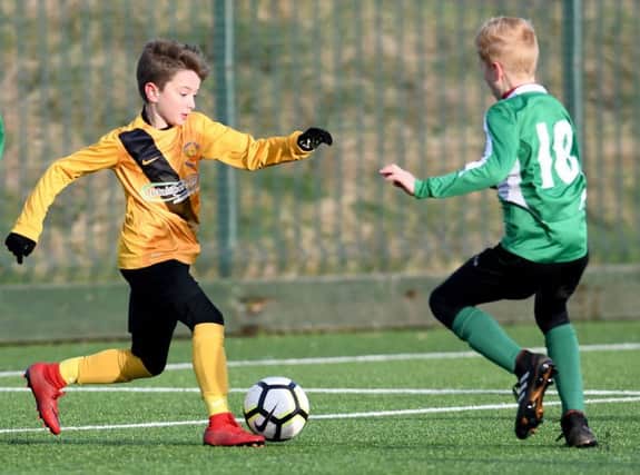 Easington Colliery Yellow take on Ribbon Academy in the EFL Kids Cup.