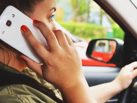 Police across Cleveland and Durham are taking part in a national a clampdown on drivers using their mobile phones.