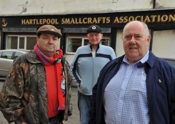 Hartlepool Smallcrafts Association directors left to right, Terry Bradley, Harry Marsh and Ron Clark.