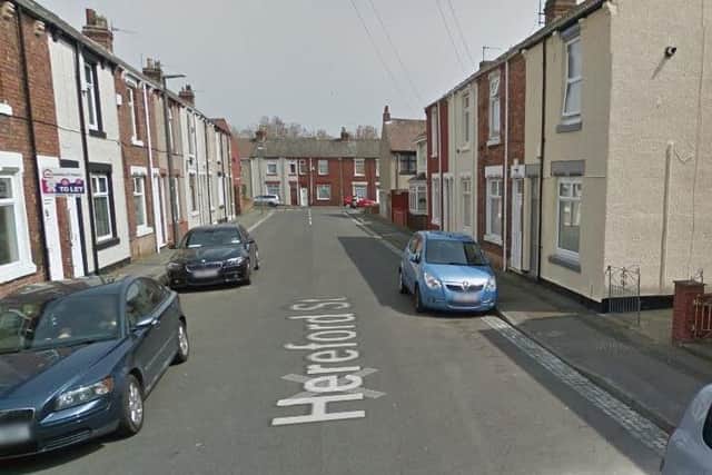 Hereford Street in Hartlepool. Image copyright Google Maps.
