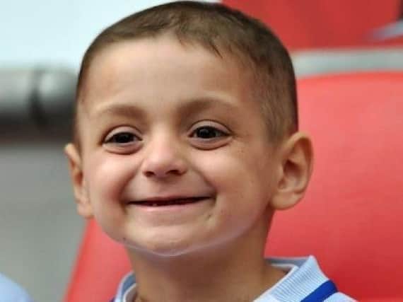 Sunderland fan Bradley Lowery, whose story became known worldwide as people supported his fight against neuroblastoma.