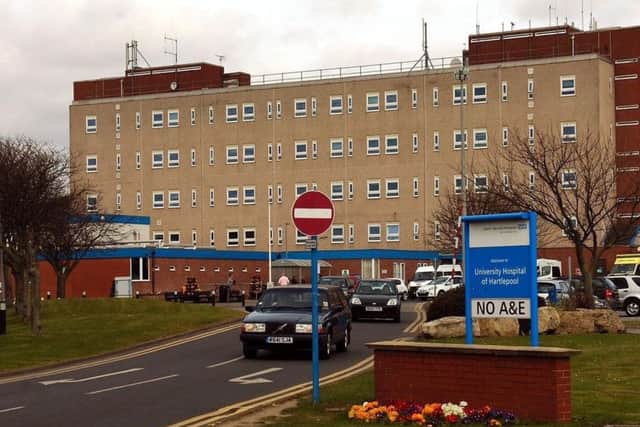 The University Hospital of Hartlepool.