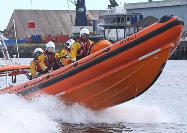Hartlepool RNLI Atlantic 85 inshore lifeboat Solihull.