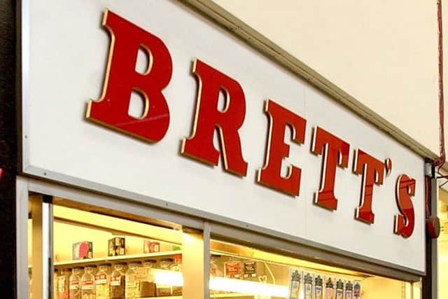 Bretts sweet shop which was so popular in Hartlepool.