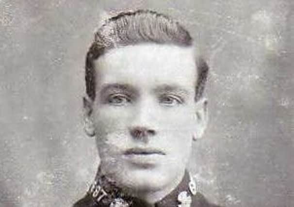 William in his days as a policeman.