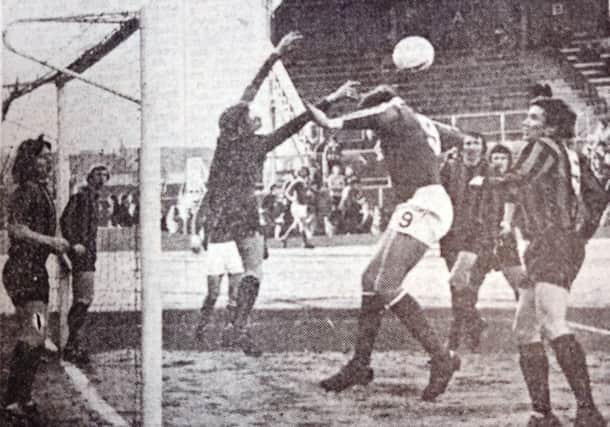 Barry Endean on the attack for Pools against Halifax.