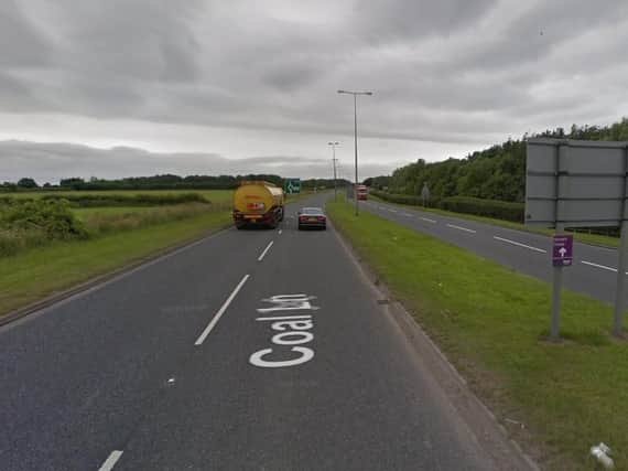 The A689 at Wolviston near Billingham. Copyright Google Maps.