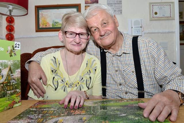 Maureen and Reg Cowling in their Central Estate home.