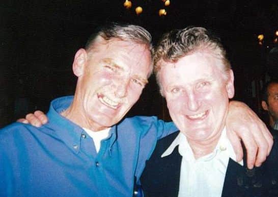 Liam Gough (left) with brother John