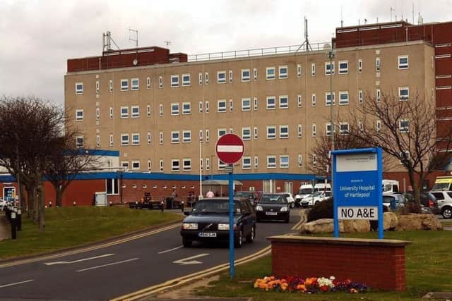 Hospital staff have appealed for help tracing the family of a Hartlepool man