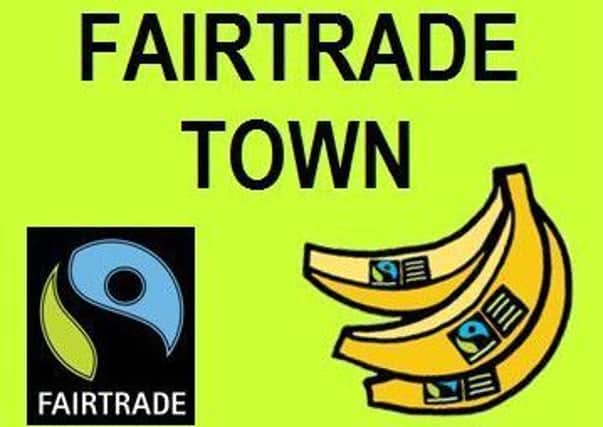 The Hartlepool Fairtrade Town logo.