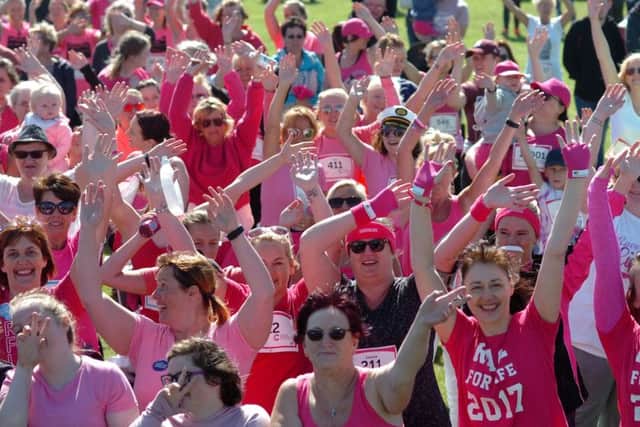 Runners taking part in the 2017 Race for Life event at Seaton Carew.