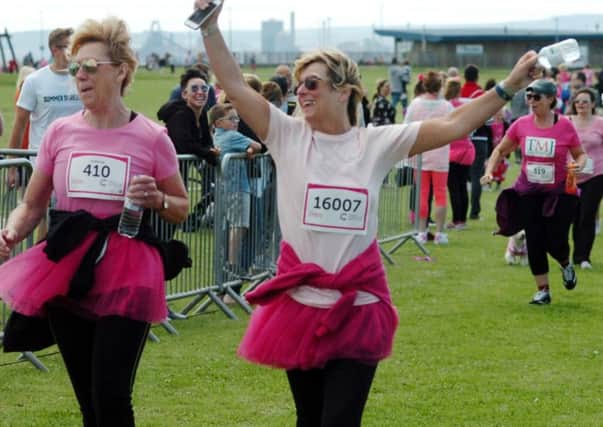 Runners taking part in the Race for Life event at Seaton Carew.