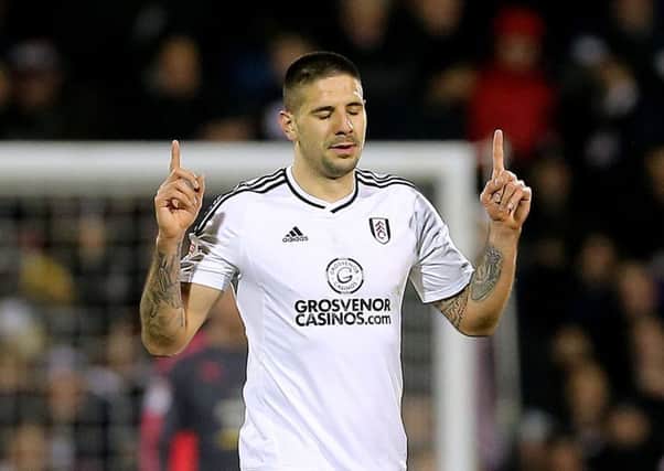 Fulham's Aleksandar Mitrovic.