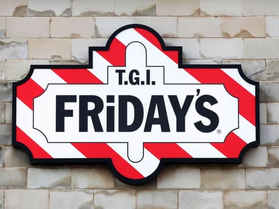 T.G.I. Friday's is among the High street chains that have topped a list of firms named and shamed by the Government for failing to pay workers the national minimum wage. Pic: PA.