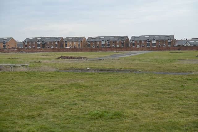 The proposed land that will be the site of the Health Village next to Alice House Hospice, Wells Avenue. Picture by FRANK REID