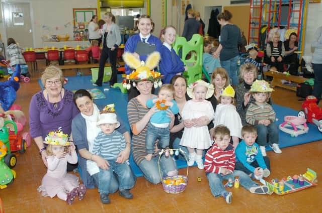 Easter bonnet competition winners pictured at St Begas school in 2013.