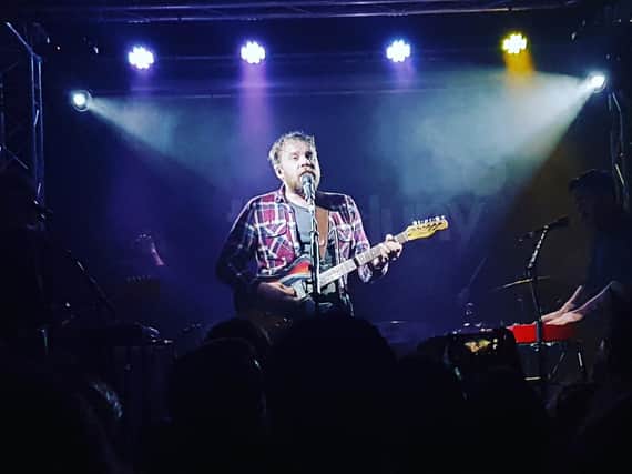 Frightened Rabbit playing at The Cluny. Pic: Mark Grainger.