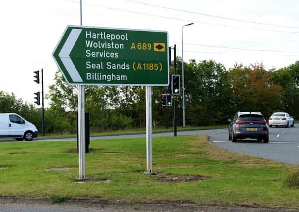 The A689 at Wynyard will be repaired under the plans.
