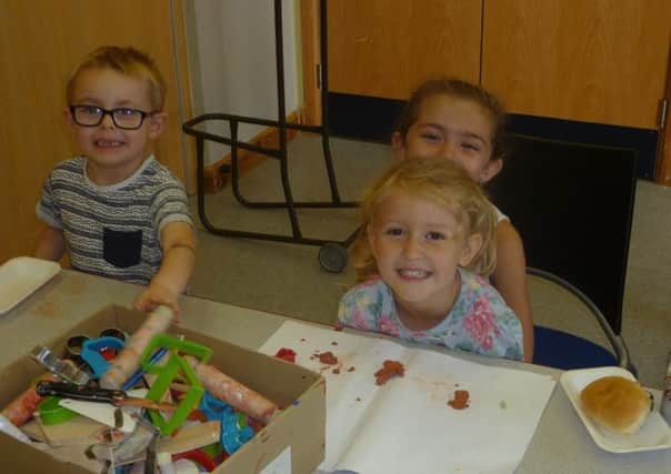 Youngsters have enjoyed craft sessions at the club during the summer break.