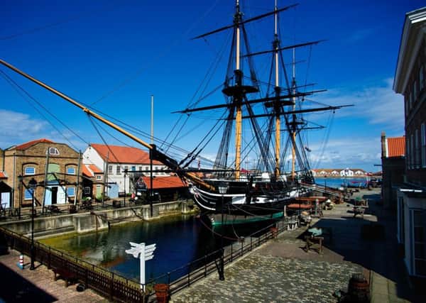 HMS Trincomalee, which forms part of the National Museum of the Royal Navy Hartlepool.