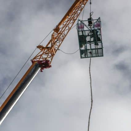 A mass bungee jump at Hartlepool Marina last September raised Â£18,000 for Dottie O'Keefe.