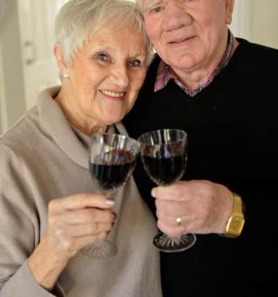 Dorothea and Peter Harker on the occasion of their Golden Wedding. Picture by Frank Reid