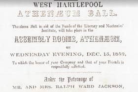 The grandest of  concerts was held at the Athenaeum in December 1852.