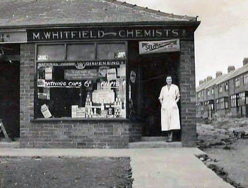 The original shop in Horden in its early days.