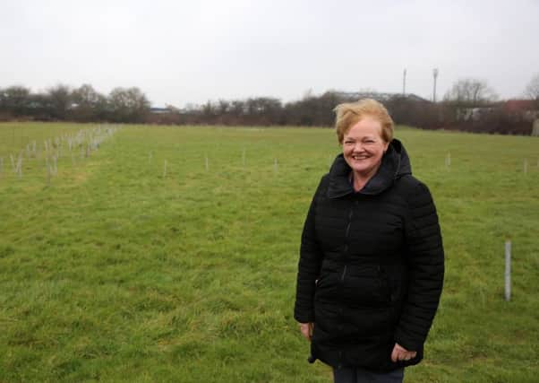 Assistant head of Catcote Academy Sian Lamplough on a school field the academy wants to transform into a new outdoor learning area.  Picture: TOM BANKS