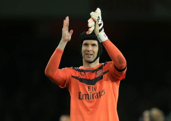 Arsenal goalkeeper Petr Cech.