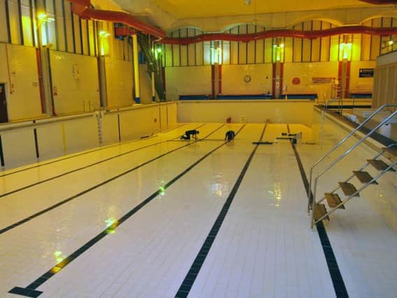 Swimming pool at Mill House Leisure Centre closed due to a heating problem.