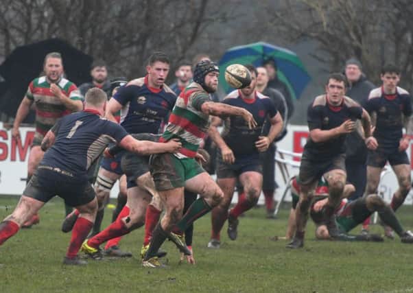 West Hartlepool in action against Northern on Saturday.