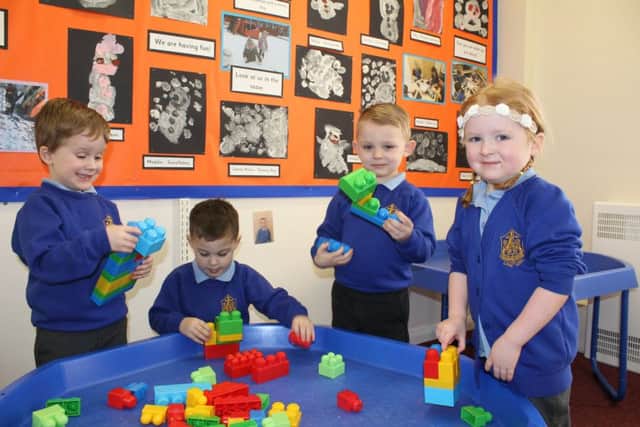Youngsters at St William's RCVA Primary School's new nursery.