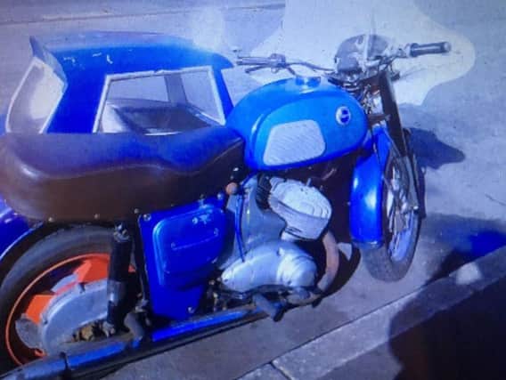 An image of the bike which was stolen from Blackhall Colliery during the early hours of Friday.
