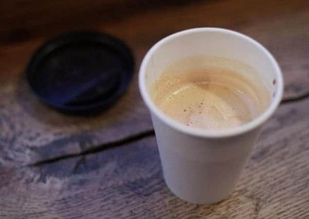 Disposable cups are being used in their millions by NHS trusts in the UK.