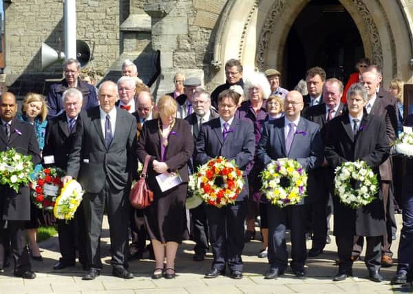 A service to mark Workers Memorial Day in Hartlepool.