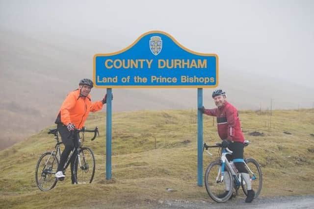 Mike Fisher (left) and Nick Prest in County Durham.