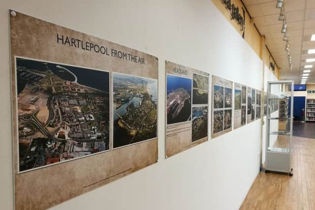 Hartlepool From the Air exhibition at Community Hub Central