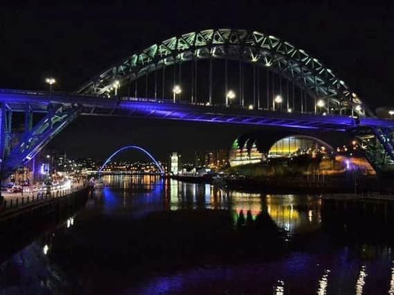 The collision happened on the Tyne Bridge just after 3.15am on Saturday.