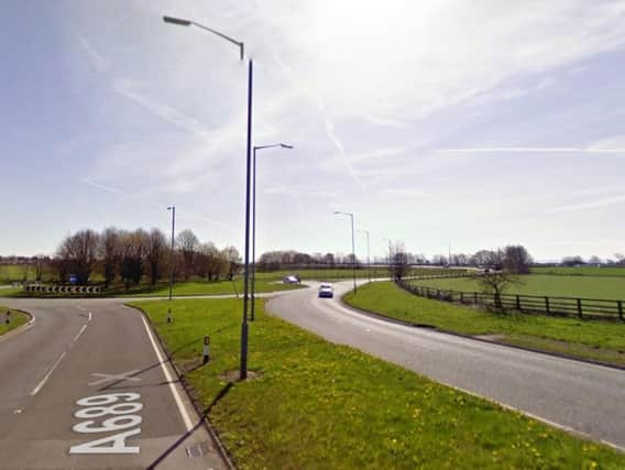 The work will be carried out on the A689 near Sedgefield. Image copyright Google Maps.