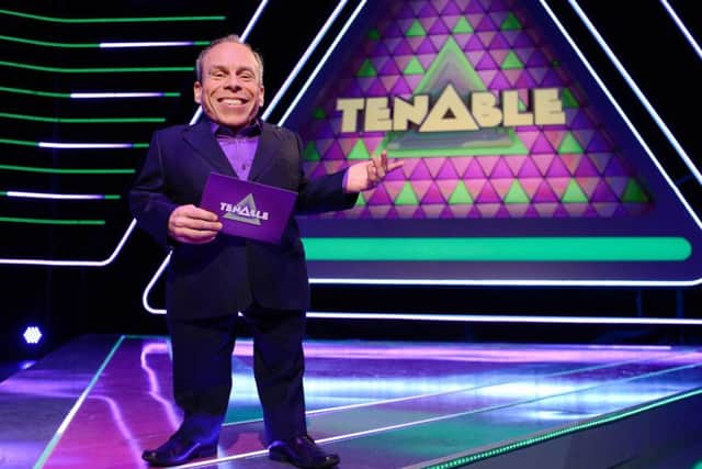 The show is hosted by Warwick Davis. Photo by ITV.