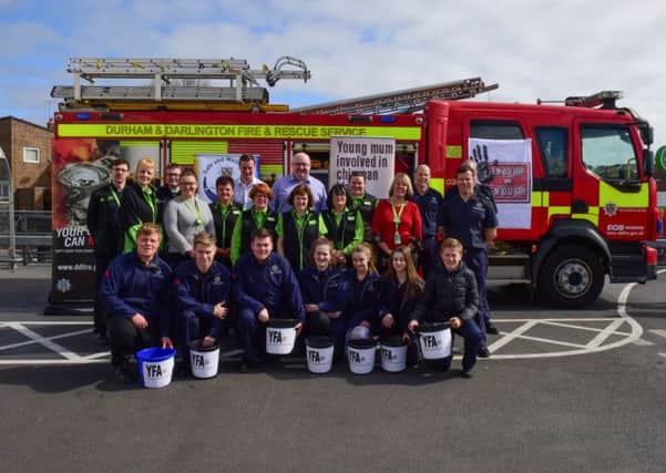 Staff at Asda Peterlee had local fire crews and Fire cadets in store informing the public on fire safety and collecting for charity by packing shoppers bags.